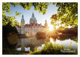 GreenHannover Postkarte Neues Rathaus