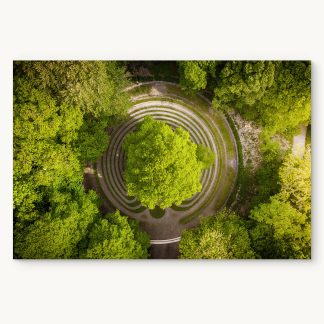 Green Hannover Wandbild Eilenriede Rasenlabyrinth